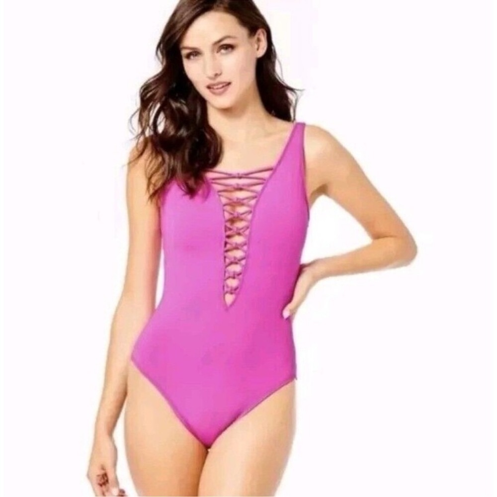Lilly Pulitzer Isle Lattice One-Piece Swimsuit NWT